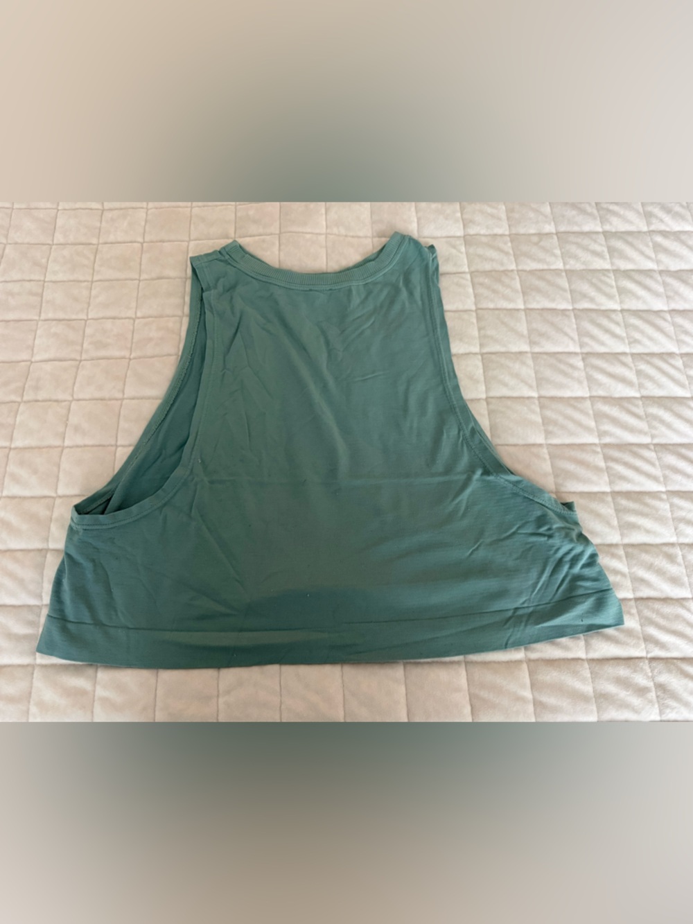 Sleeveless Tank Top in Teal Green